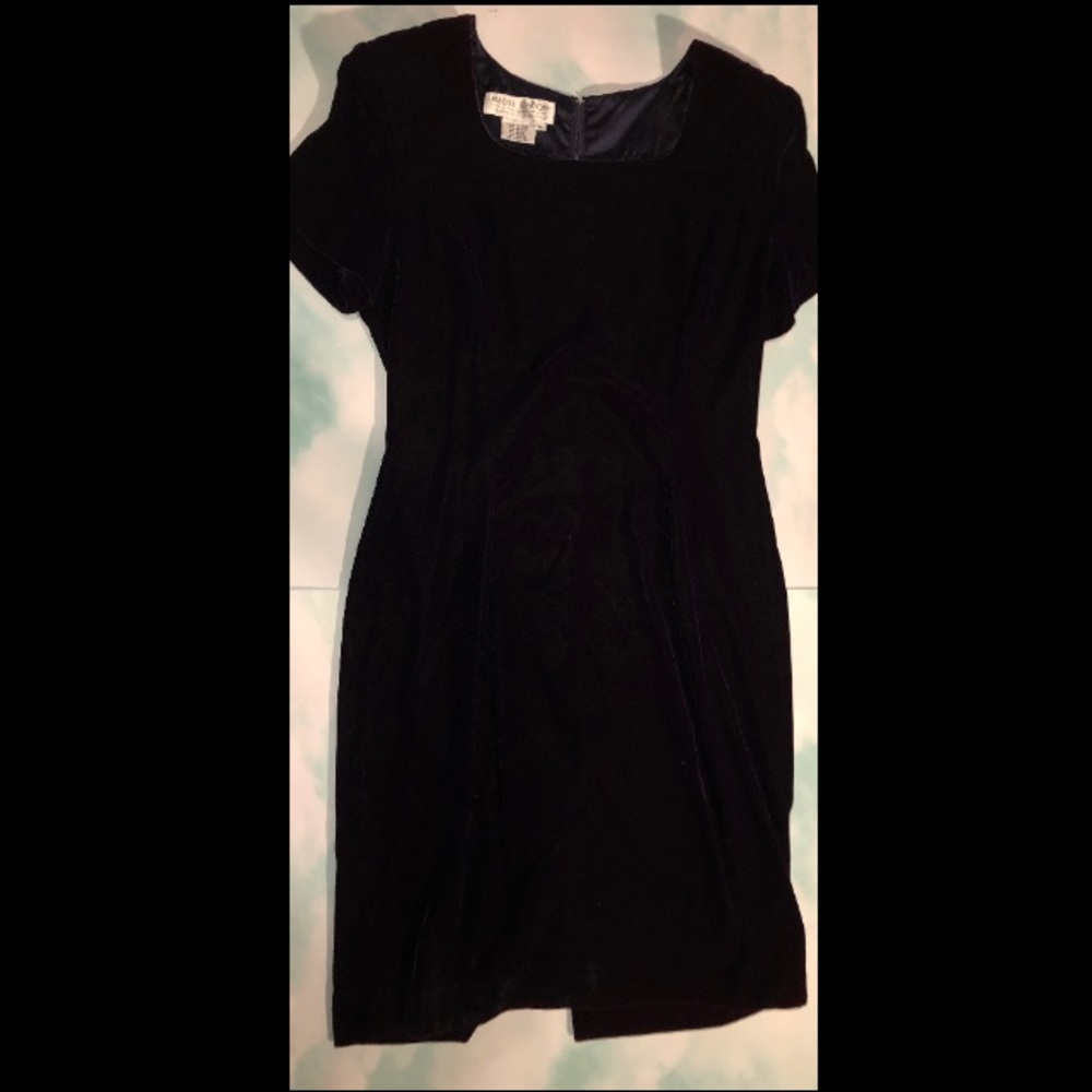 Deep purple dress